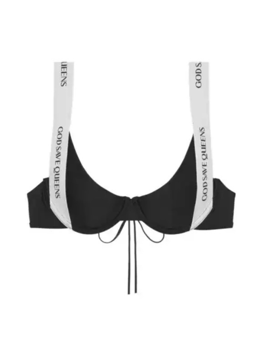 GOD SAVE QUEENS Carrara Bikini Top Medium NWT